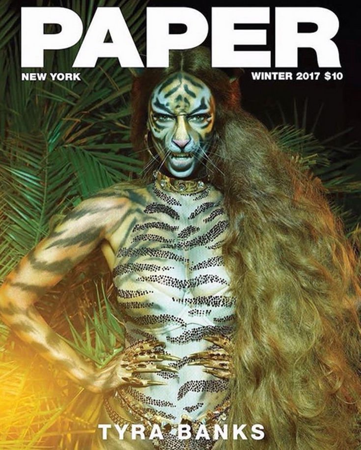 Η Tyra Banks μεταμορφώνεται σε τίγρη και εντυπωσιάζει