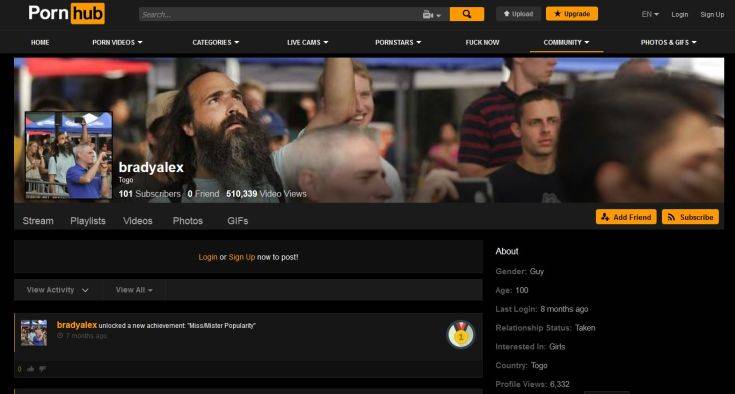 «Θεϊκό» τρολ ανεβάζει στο pornhub βιντεάκια από… δοξολογίες