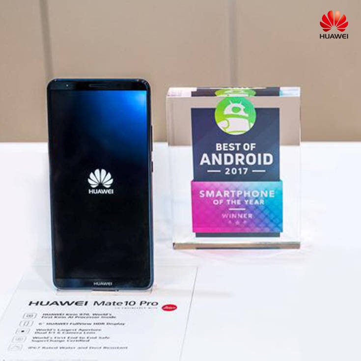 Το Mate 10 Pro και η σειρά WiFi Q2 της Huawei απέσπασαν πλήθος βραβείων στη CES 2018