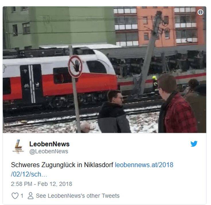 Μία νεκρή και 22 τραυματίες σε σύγκρουση τρένων στην Αυστρία