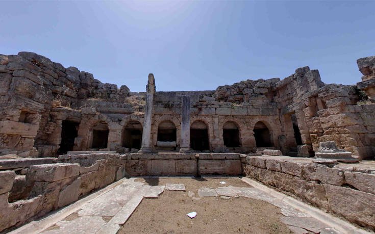 Τρισδιάστατη ψηφιακή απεικόνιση της Αρχαίας Κορίνθου από τη Google