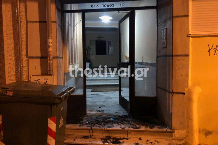 Έκρηξη αυτοσχέδιου εκρηκτικού μηχανισμού σε είσοδο πολυκατοικίας στη Θεσσαλονίκη 6 gazaki_1