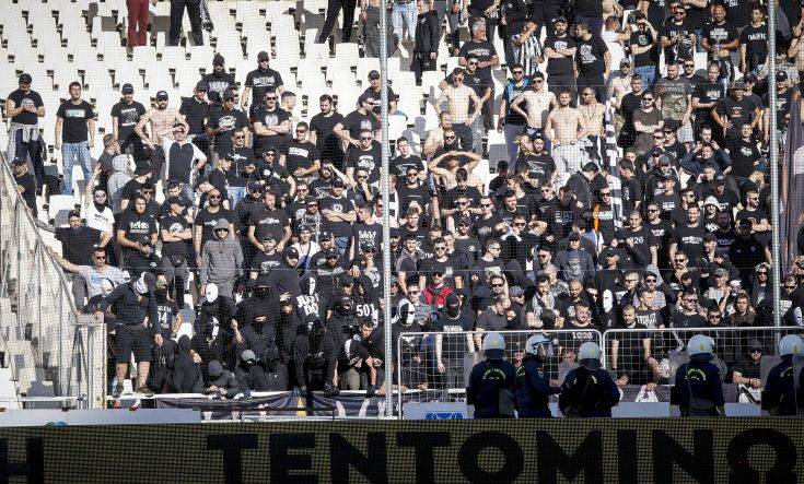 Ένταση στο ΟΑΚΑ ανάμεσα σε οπαδούς του ΠΑΟΚ και ΜΑΤ