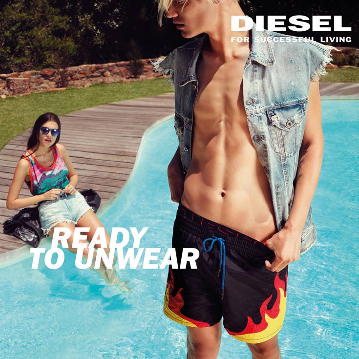 Νέα καλοκαιρινή καμπάνια «Ready To Unwear» από τη Diesel