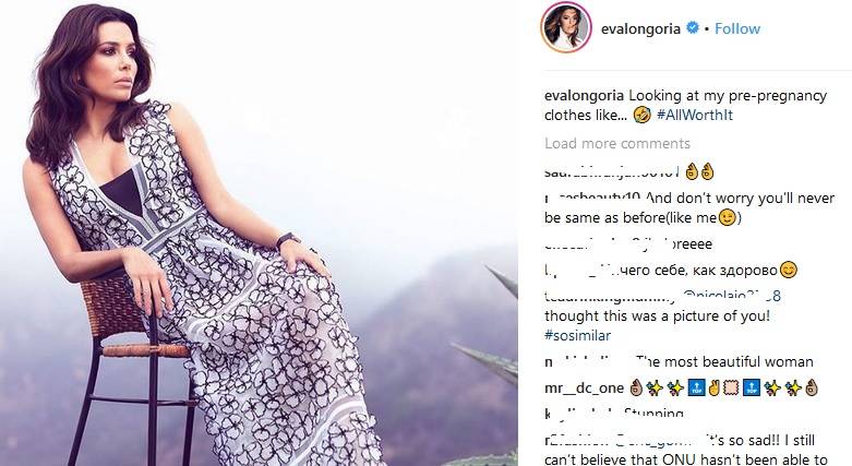 Η φωτογραφία της Longoria στο Instagram που προκάλεσε αντιδράσεις