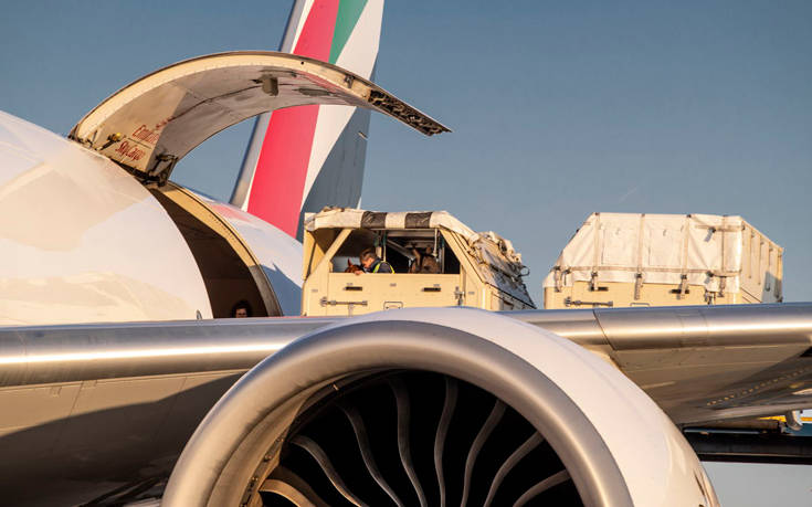 H Emirates SkyCargo μεταφέρει την πρώτη ομάδα αλόγων για τα FEI World Equestrian Games™ του Tryon 2018 11 Emirates SkyCargo horses 1