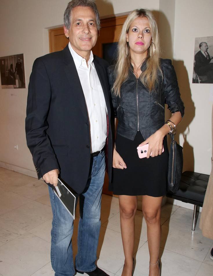 Ο Θάνος Καληώρας σε σπάνια έξοδο με τη Θωμαΐδα