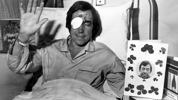 Gordon Banks hospitalised after his car accident