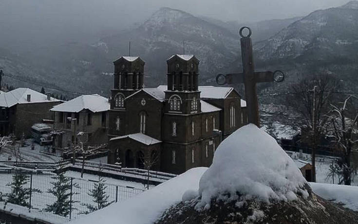 Υπέροχες εικόνες από τη χιονισμένη Ορεινή Ναυπακτία 17 349732 1