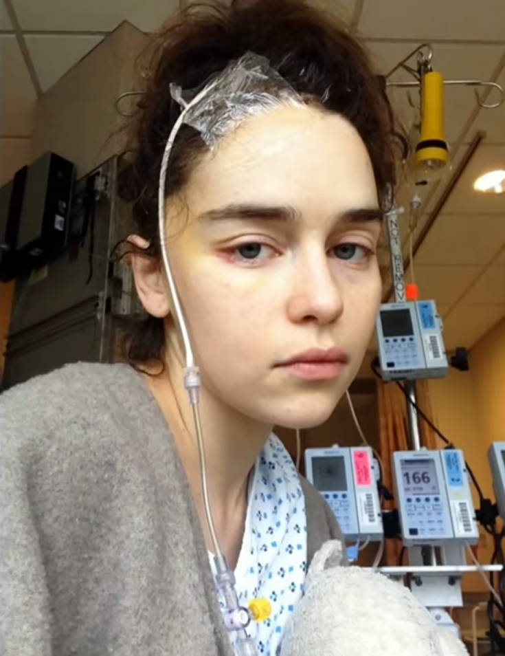 Συγκλονίζουν οι φωτογραφίες της Εμίλια Κλαρκ του Game Of Thrones μέσα από το νοσοκομείο