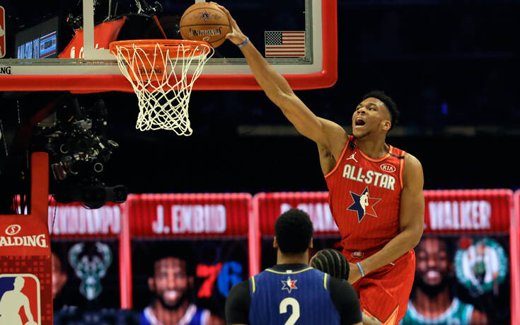 Στον Κόμπι Μπράιαντ αφιερωμένο το All Star Game, 157-155 νίκησε η Τeam LeBron με βολή του Ντέιβις 24 AP 20048077052984