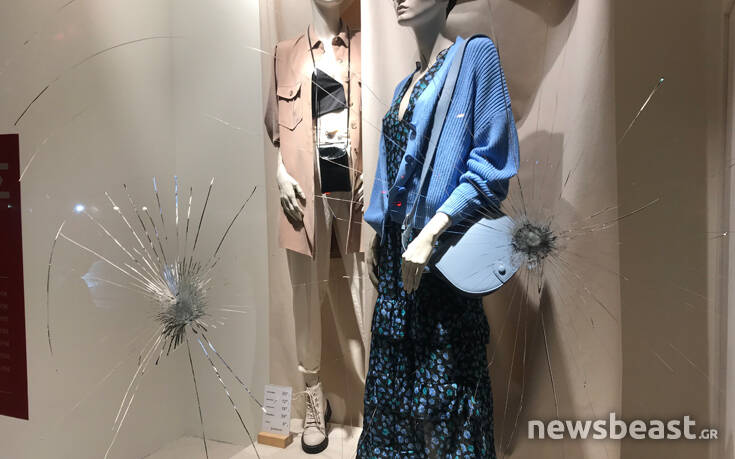 Ζημιές σε καταστήματα γύρω από την ΑΣΟΕΕ 37 fgdf4