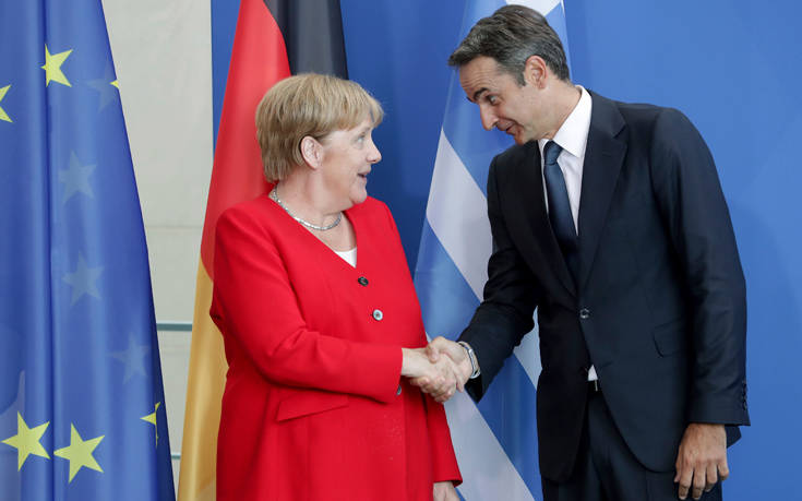 Συνάντηση Μητσοτάκη – Μέρκελ με φόντο την κατάσταση στα ελληνοτουρκικά σύνορα