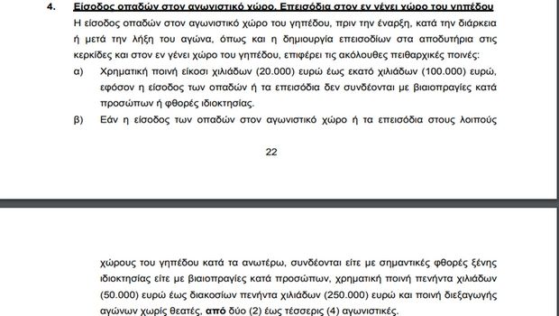 ΑΕΚ: Κινδυνεύει με βαριά καμπάνα για όσα έγιναν κόντρα στον Άρη