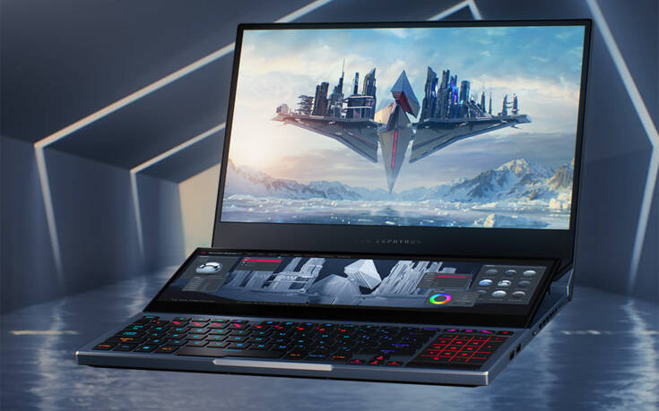 Το απόλυτο gaming laptop έχει δύο οθόνες 12 cbbghf