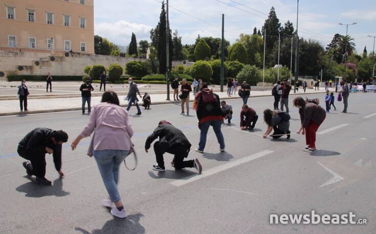 Διαμαρτυρία έξω από τη Βουλή πραγματοποιούν οι καλλιτέχνες 66 IMG 8007