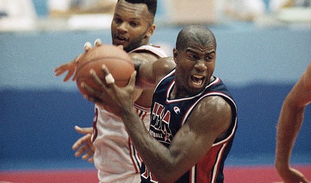 AP Photo/John Gaps magicjohnson