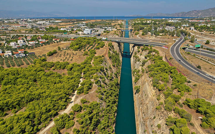 Εντυπωσιακές εικόνες από τον Ισθμό της Κορίνθου 36 shutterstock 1512214757