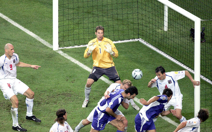 Η UEFA θυμήθηκε το γκολ του Δέλλα με την Τσεχία που έστειλε όλη την Ελλάδα στον… έβδομο ουρανό