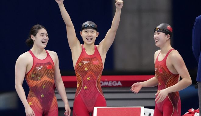 Ολυμπιακοί Αγώνες – Κολύμβηση: Χρυσό για την Κίνα στα 4Χ200μ ελεύθερο γυναικών με νέο παγκόσμιο ρεκόρ
