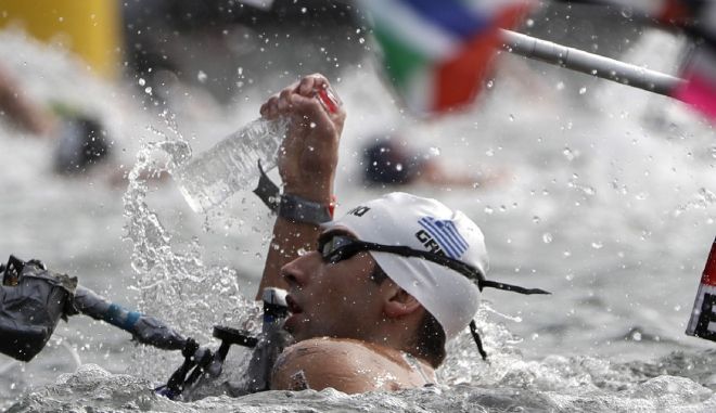 Ολυμπιακοί Αγώνες – Μαραθώνια Κολύμβηση: Πέμπτος ο Κυνηγάκης μετά από τρομερή προσπάθεια