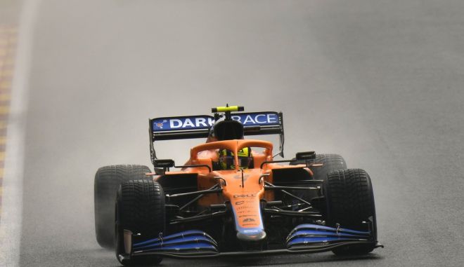 Formula 1, GP Βελγίου: Ατύχημα του Νόρις στις κατατακτήριες δοκιμές του βροχερού Σπα