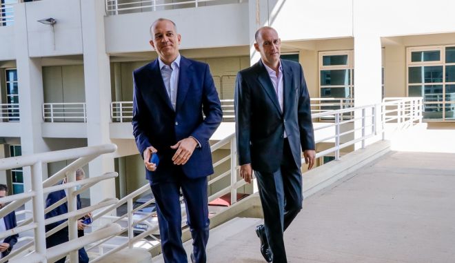 Στο ΟΑΚΑ οι Αγγελόπουλοι για να συναντήσουν τον νέο πρόεδρο της ΕΟΚ, Βαγγέλη Λιόλιο