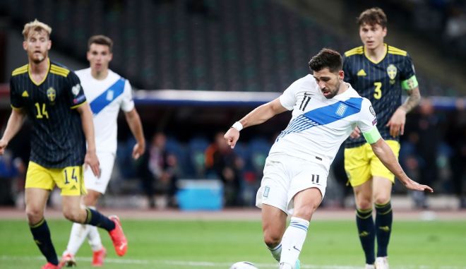 Ελλάδα – Σουηδία: Το 1-0 από τον Μπακασέτα έπειτα από συνδυασμό με τον Δουβίκα
