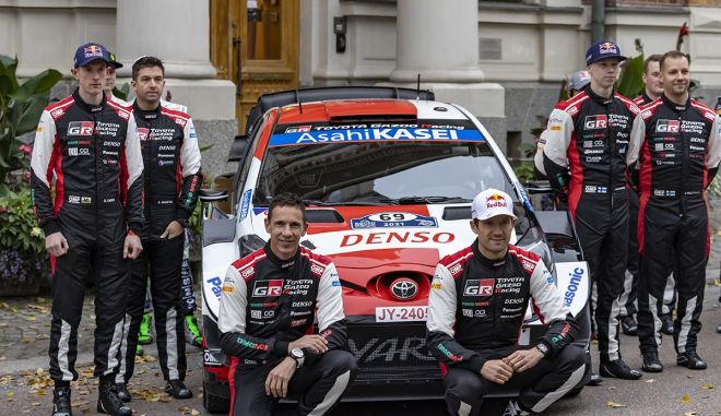 WRC: H Toyota ανακοίνωσε την τετράδα των οδηγών της για το 2022