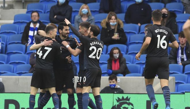 Μπράιτον – Μάντσεστερ Σίτι 1-4: Τρίποντο από το πρώτο 45λεπτο για τους πρωταθλητές
