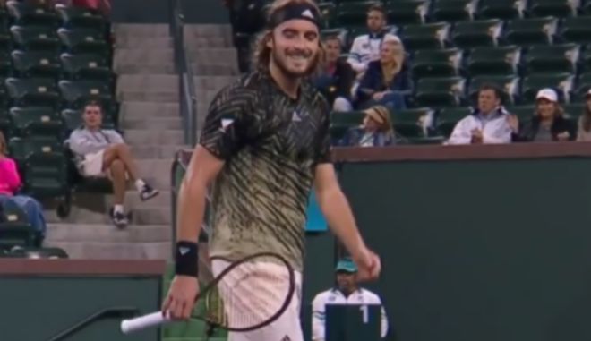 Τσιτσιπάς: Το άτσαλο χτύπημα του Στέφανου με τον Ντε Μινόρ που έγινε viral