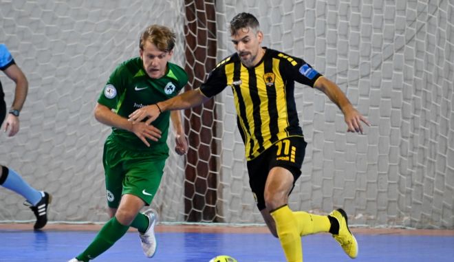 Stoiximan Futsal Super League: Η ΑΕΚ πήρε το ντέρμπι με τον Παναθηναϊκό και έκανε το 6Χ6
