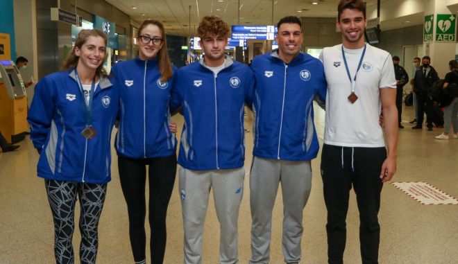 Κολύμβηση: Στην Αθήνα η αποστολή που διέπρεψε στο ευρωπαϊκό πρωτάθλημα 25άρας