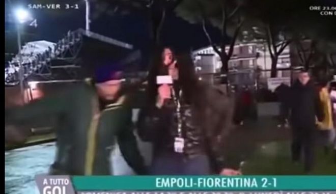 Ο Ιταλός οπαδός που επιτέθηκε σεξουαλικά σε δημοσιογράφο κινδυνεύει ακόμα και με 12 χρόνια φυλάκιση