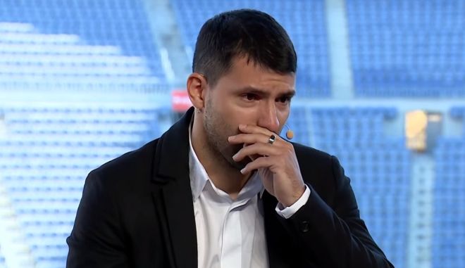 Αγκουέρο: Ξέσπασε σε κλάματα ο Αργεντινός