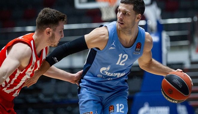 Ζενίτ – Ερυθρός Αστέρας 58-69: Ερυθρόλευκο διπλό κόντρα σε όλα τα προγνωστικά