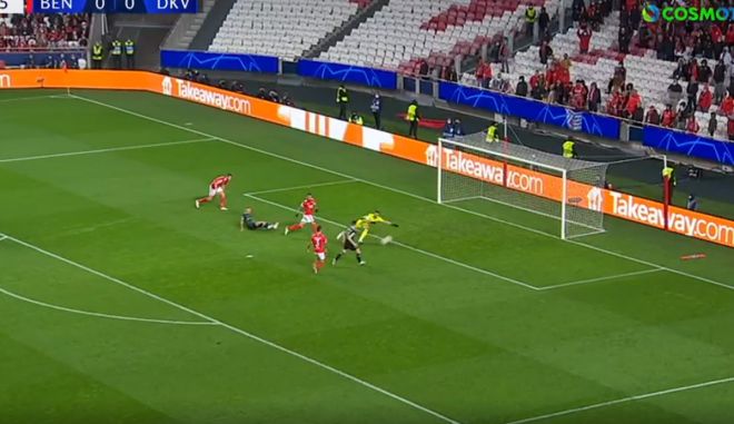 Champions League: Ο Τσιγκάνκοφ έχασε απίστευτη ευκαιρία στο Μπενφίκα – Ντιναμό