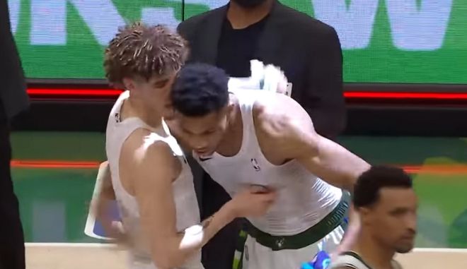 Γιάννης Αντετοκούνμπο: Αντάλλαξε φανέλες με τον ΛαΜέλο Μπολ μετά το Μπακς – Χόρνετς