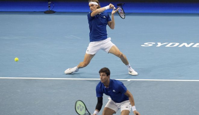 ATP Cup: Τσιτσιπάς και Περβολαράκης επικράτησαν στο διπλό κόντρα στην Πολωνία