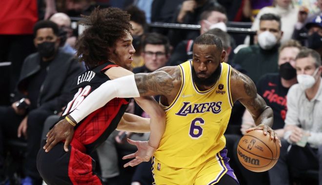 NBA: Οι Μπλέιζερς βύθισαν ακόμα περισσότερο τους Λέικερς, νίκη με 107-105 του Πόρτλαντ