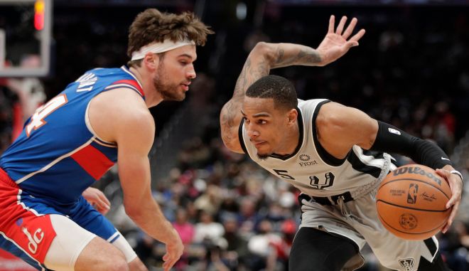 NBA: Οι Σπερς πήραν το θρίλερ κόντρα στους Γουίζαρντς στη δεύτερη παράταση