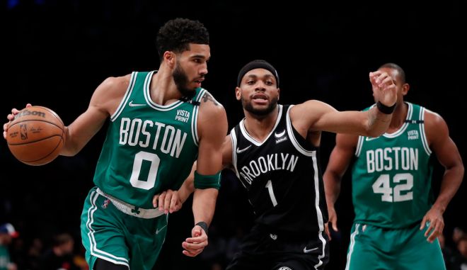 NBA: Ο Τέιτουμ πλήγωσε τους Νετς και οι Σέλτικς πέρασαν άνετα από το Μπρούκλιν