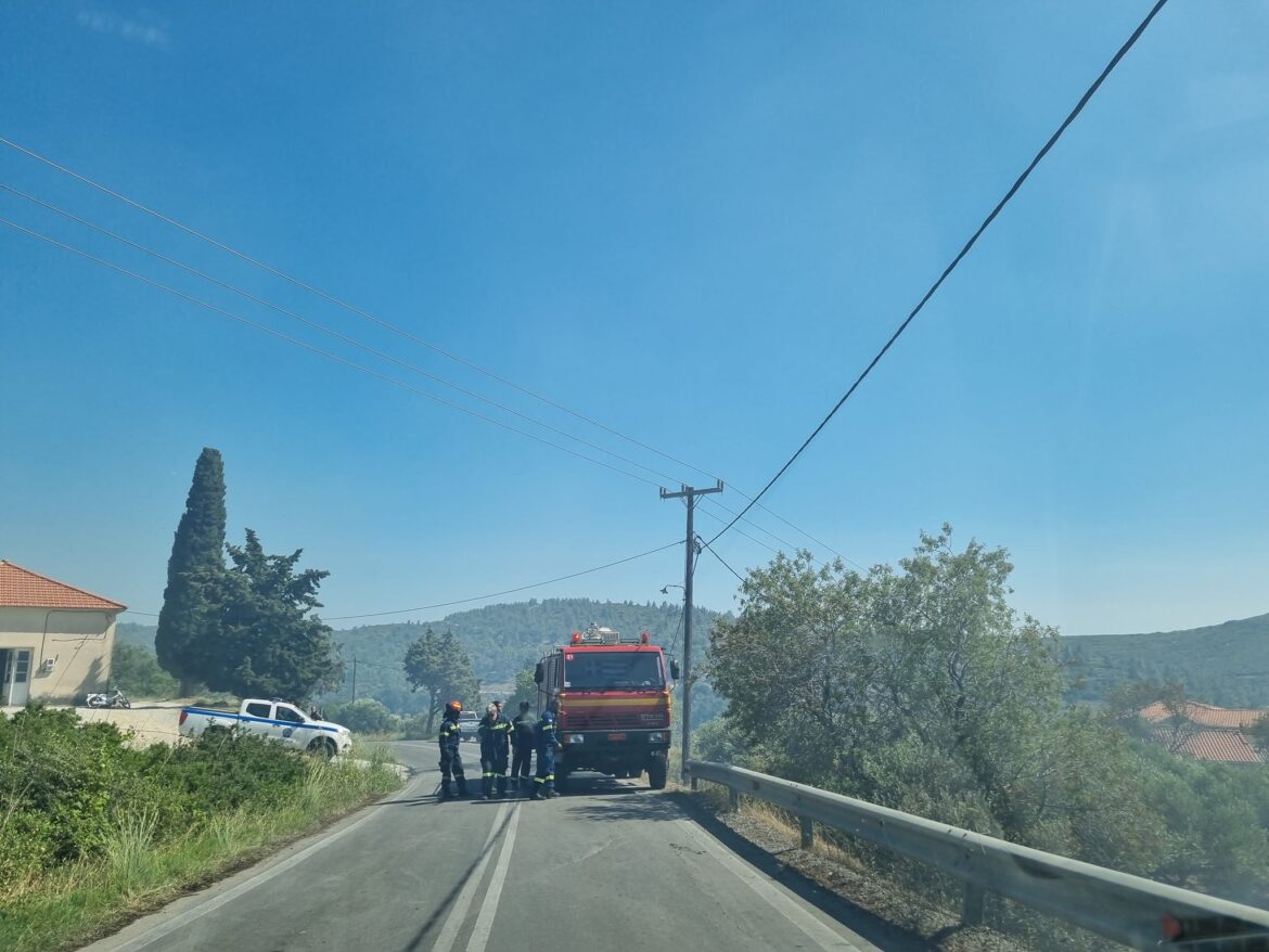 Σάμος: Οριοθετήθηκε η πυρκαγιά στους Μυτιληνιούς