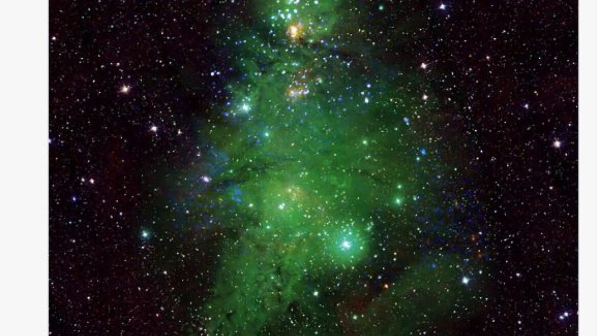 Εντυπωσιακή φωτογραφία της NASA με το χριστουγεννιάτικο αστρικό δέντρο του Γαλαξία μας