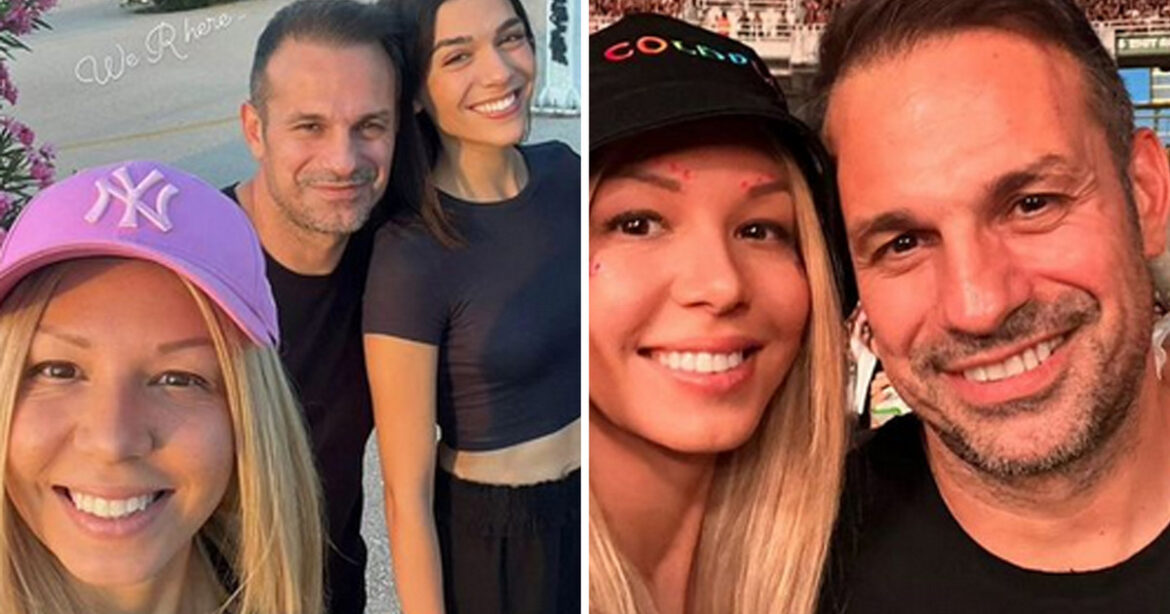 Ο Ντέμης Νικολαΐδης πήγε στους Coldplay και ανέβασε φωτογραφίες στο Instagram με τη σύντροφό του και την κόρη του