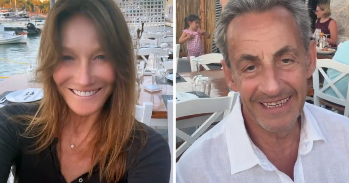 H Κάρλα Μπρούνι με τον Νικολά Σαρκοζί κάνουν διακοπές στην Ελλάδα – Το βίντεο στο Instagram