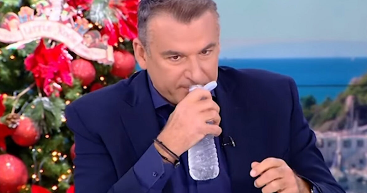 Έδωσαν στον Γιώργο Λιάγκα τσίπουρο αντί για νερό – Δείτε στο βίντεο την αντίδρασή του