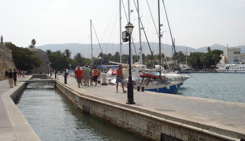 Kos harbour Greece